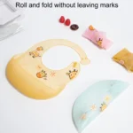 Baby Anti-Dirty Eating Bib Waterproof Silicone Infant Auxiliary Food Bib Drool Towel - Image 6