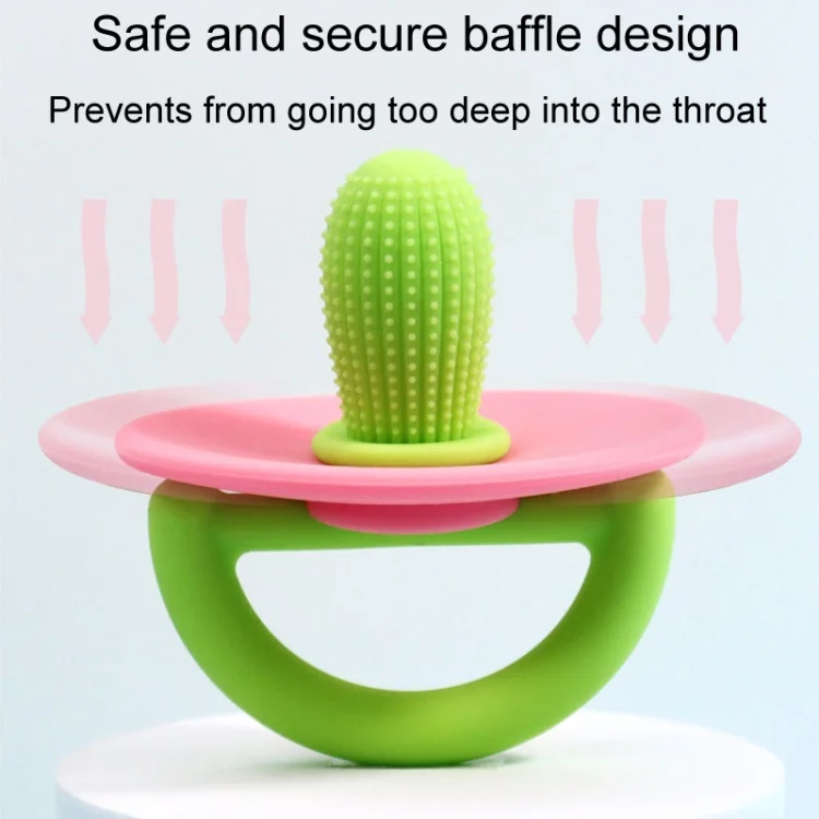 TBD06044867_B3.webp Silicone Cactus Teether Baby Anti Teething Sticks Toys - Image 4
