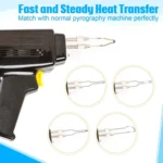 23 In 1 1mm Diameter Wood Burning Wire Nibs for High Impedance Pyrography Machine Accessory - Image 5