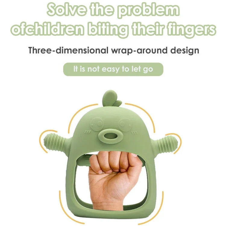 TBD06044881_B2.webp Cute Ducks Teething Toys Baby Infant Teething Pacifying Silicone Toothpick - Image 3