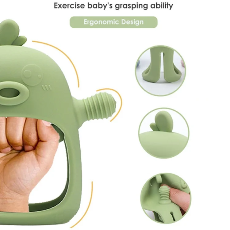 TBD06044881_B3.webp Cute Ducks Teething Toys Baby Infant Teething Pacifying Silicone Toothpick - Image 4