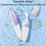 Baby Silicone Bottle Squeezeable Feeding Spoon Childrens Supplementary Bottle Feeder - Image 9