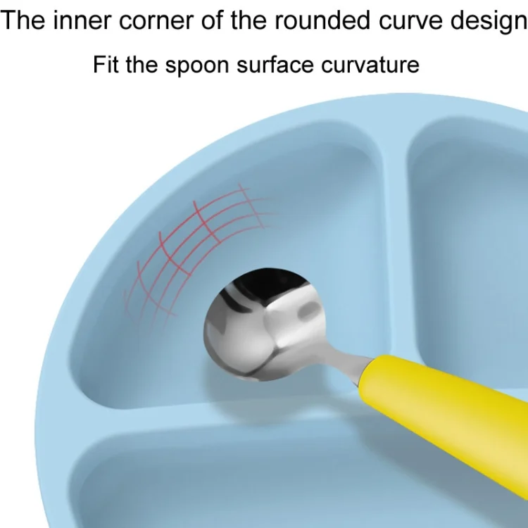 TBD06044896_B3.webp 3 Compartments Baby Silicone Suction Cup Plate Childrens Complementary Feeding Bowl - Image 4