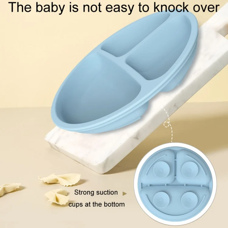 TBD06044896_B5.webp 3 Compartments Baby Silicone Suction Cup Plate Childrens Complementary Feeding Bowl - Image 6
