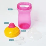 300ml Baby Learning Drinking Mug Children Portable Large Capacity Water Bottles - Image 7
