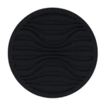 10x0.5cm Round Silicone Coaster Non-Slip Wave Mug Heat Insulation Cushion Drainage Coffee And Tea Coaster
