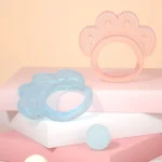 Baby Teething Stick Toys Childrens Silicone Bear Paw Bites With Storage Box - Image 2