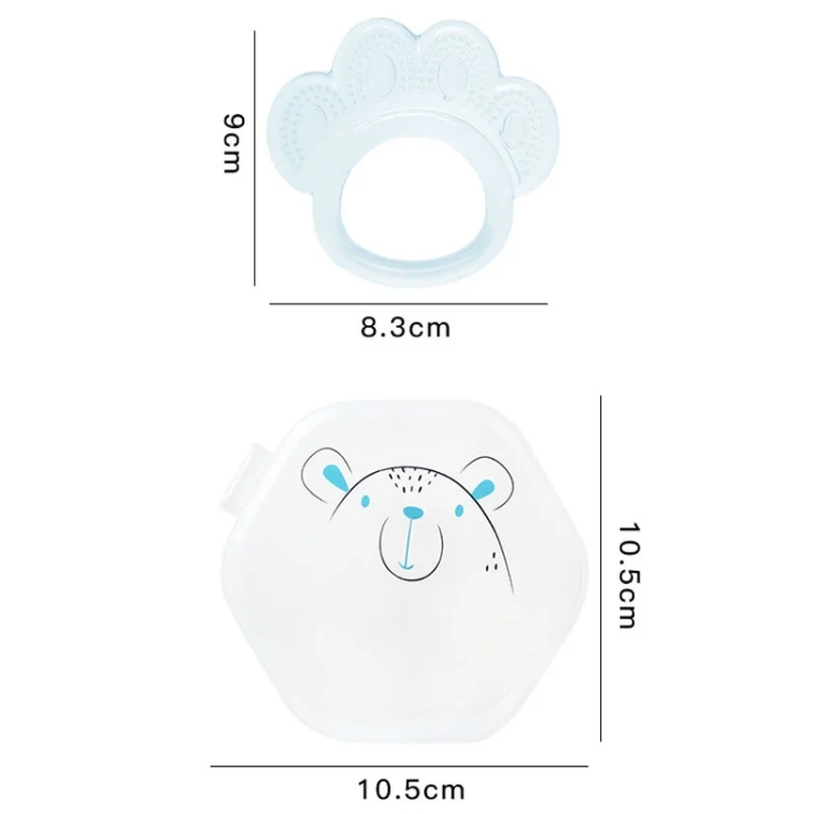 TBD06044907_B2.webp Baby Teething Stick Toys Childrens Silicone Bear Paw Bites With Storage Box - Image 3