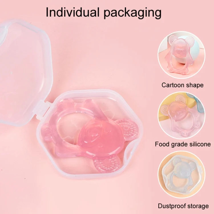 TBD06044914_B7.webp Baby Teething Stick Toys Childrens Silicone Bear Bites With Storage Box - Image 8