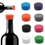 5pcs FDA Food Grade Silicone Wine Bottle Stopper Wine Corks Leak-Proof Stopper - Image 2