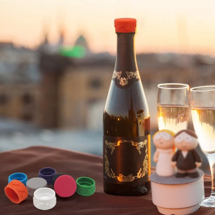 TBD06044915_B6.webp 5pcs FDA Food Grade Silicone Wine Bottle Stopper Wine Corks Leak-Proof Stopper - Image 7