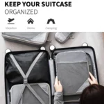 6 In 1 Compression Mesh Travel Cubes Clothes Underwear Packing Bags - Image 5