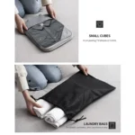 6 In 1 Compression Mesh Travel Cubes Clothes Underwear Packing Bags - Image 8