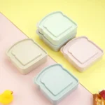 Home Toast Sandwich Storage Box Outdoor Portable Plastic Preservation Box - Image 3