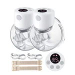 S12 LCD Screen Smart Large Capacity Portable Wearable Silent Electric Breast Pump - Image 2