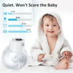 S12 LCD Screen Smart Large Capacity Portable Wearable Silent Electric Breast Pump - Image 6