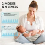 S12 LCD Screen Smart Large Capacity Portable Wearable Silent Electric Breast Pump - Image 7