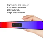 Solar Burst Red Blue Roadblock Lamp Construction Signal Lights Garden Decoration Courtyard Wall Lamp - Image 6