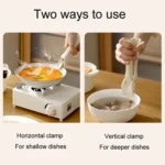 FaSoLa Household Anti-Scald Dish Clip Kitchen Non-Slip Insulated Plate Holder - Image 4