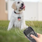Dual Ultrasonic Repeller Pet Stop Barker With Mobile Power Supply Flashing Lighting Horn Function - Image 2