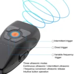 Dual Ultrasonic Repeller Pet Stop Barker With Mobile Power Supply Flashing Lighting Horn Function - Image 3