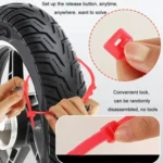 5pcs/Set Motorcycle Electric Two-Wheeler Non-Damaging Anti-Skid Chain Ties - Image 3