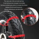 5pcs/Set Motorcycle Electric Two-Wheeler Non-Damaging Anti-Skid Chain Ties - Image 4
