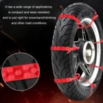 5pcs/Set Motorcycle Electric Two-Wheeler Non-Damaging Anti-Skid Chain Ties - Image 5
