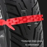 5pcs/Set Motorcycle Electric Two-Wheeler Non-Damaging Anti-Skid Chain Ties - Image 6