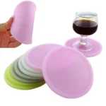 Round Luminous Silicone Coaster Thermal Insulation Cushion Anti-Scald Glowing Coffee Coasters - Image 2