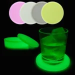 Round Luminous Silicone Coaster Thermal Insulation Cushion Anti-Scald Glowing Coffee Coasters - Image 6