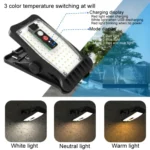 Solar Outdoor Clip Light LED Courtyard Garden Lamp Human Induction Wall Light Emergency Light - Image 3