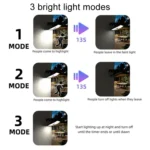 Solar Outdoor Clip Light LED Courtyard Garden Lamp Human Induction Wall Light Emergency Light - Image 4