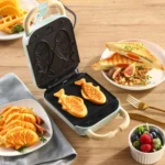YIDPU Multifunctional Family Breakfast Maker Light Diet Sandwich Waffle Baker, CN Plug - Image 12