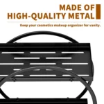 2 Tier Cosmetic Display Tray Makeup Organizer and Storage for Dresser Bathroom - Image 4