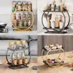 2 Tier Cosmetic Display Tray Makeup Organizer and Storage for Dresser Bathroom - Image 7