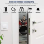 Foam Strips With Adhesive High Density Foam Closed Cell Tape Seal For Doors And Windows - Image 6