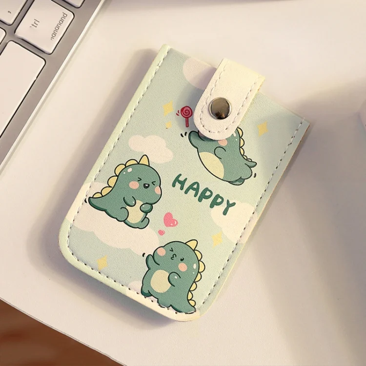 Pull-out Multi-card Slot ID Card Holder Large Capacity Cartoon Card Bag