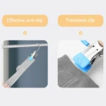 5pcs /Pack Stainless Steel Flat Clip With Hook Anti-Scratch Catch Laundry Drying Holder - Image 5