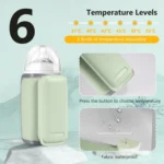 18W Baby Bottle Warmer With Digital Display & Night Light - Image 3