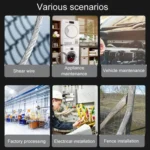 4.5 Inch Industrial Grade Mini Wire Pliers Portable Handmade Pliers With Plasticized Handle - Image 5