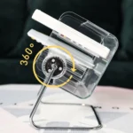 6-grid 360-degree Rotating Acrylic Remote Control Stationery Storage Box - Image 4