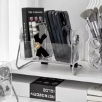 6-grid 360-degree Rotating Acrylic Remote Control Stationery Storage Box - Image 6