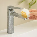 Bathroom Glass Mirror Stain Removal Watermark Sponge Rub Faucet Descaling Cleaning Tool - Image 8