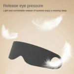 Strong Blackout Soft Relieve Fatigue Eye Protection Skin-Friendly Breathable Elasticity Washable Eye Mask - Image 6