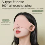 Strong Blackout Soft Relieve Fatigue Eye Protection Skin-Friendly Breathable Elasticity Washable Eye Mask - Image 9