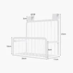 Behind-the-door Hanging Basket Kitchen Condiment Storage Rack Hanging Storage Rack - Image 7