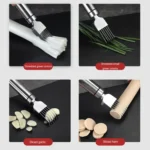 Stainless Steel Multifunctional Slicer Shredded Onion Cutter - Image 5