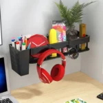 Wall-mounted Kitchen and Bathroom Storage Rack with 4 Hooks - Image 9