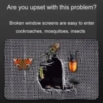 5cm x 5m Door Curtain Mosquito Net Screen Window Anti-Mosquito Repair Subsidy - Image 7